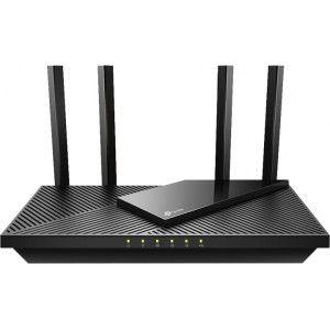 TP-LINK Archer AX55, AX3000 Dual-Band Wi-Fi 6 Router, SPEED: 574 Mbps at 2.4 GHz + 2402 Mbps at 5 GHz, SPEC: 4? Antennas, 1? Gigabit WAN Port + 4? Gigabit LAN Ports, USB 3.0 Port, 1024-QAM, OFDMA, HE160, FEATURE: Tether App, WPA3, Access Point Mode, IPv6