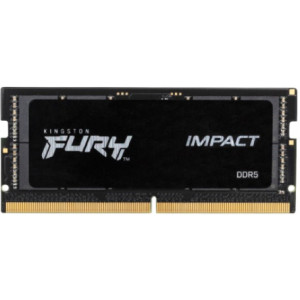 32GB DDR5-4800 SODIMM Kingston FURY® Impact DDR5, PC38400, CL38, 2Rx8, 1.1V, Intel XMP 3.0 (Extreme Memory Profiles)