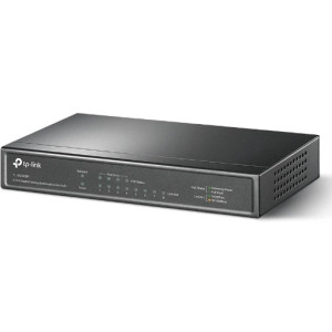 TP-LINK TL-SG1008P, 8-Port Gigabit Desktop Switch with 4-Port PoE+, 64 W PoE Budget, 802.3af/at PoE+,  8x10/100/1000 Mbps RJ45 Ports, Switching Capacity 16 Gbps
