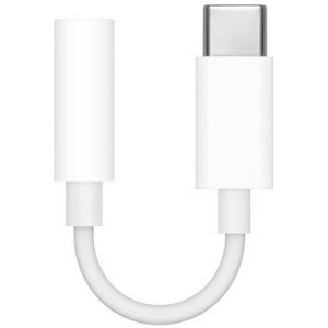 Original Apple USB-C to 3.5 mm Headphone Jack Adapter, Model A2155