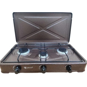 YUCEL O-300 -LPG -CUPPER plita de masa cu 3 ochiuri