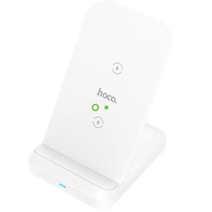 HOCO CW38 vertical wireless fast charger White