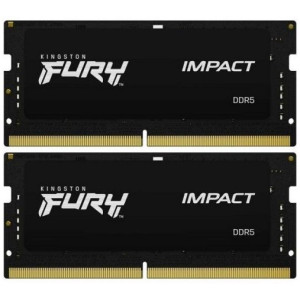 32GB DDR5-4800MHz SODIMM Kingston FURY Beast (Kit of 2x16GB) (KF548S38IBK2-32), CL38, 1.1V, Black