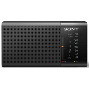 SONY ICF-P37, Portable Radio, Black