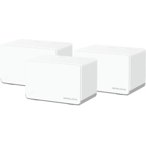 Whole-Home Mesh Dual Band Wi-Fi 6 System MERCUSYS, Halo H80X(3-pack), 3000Mbps, MU-MIMO,Gbit Ports