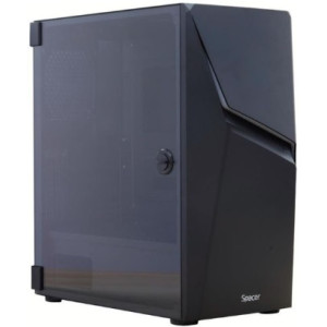 Case SPACER - gaming, MiddleTower, ATX,THUNDER, fara sursa, usa sticla securizata,USB 2.0 x 2, USB 3.0 x 1,Jack 3.5mm x 2, mesh SPGC-THUNDER