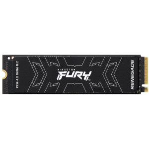 M.2 NVMe SSD 2.0TB Kingston Fury Renegade, w/Aluminum Heatsink, PCIe4.0 x4 / NVMe, M2 Type 2280 form factor, Sequential Reads 7300 MB/s, Sequential Writes 7000 MB/s, Max Random 4k Read 1000,000 / Write 1000,000 IOPS, Phison E18 controller, 1000TBW, 3D NAN