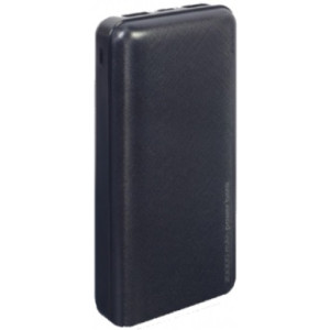 20000mAh Power bank - Gembird PB20-02, Power output: 2 x USB-AF, 5.0 V DC, 2.4 A, 12.0 W, Black