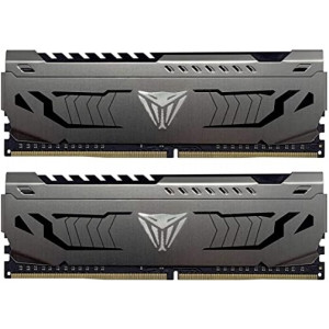 16GB (Kit of 2x8GB) DDR4-3200 VIPER (by Patriot) STEEL Performance, Dual-Channel Kit, PC25600, CL16, 1.35V, Custom Design Aluminum HeatShiled, Intel XMP 2.0 Support, Gunmetal Grey