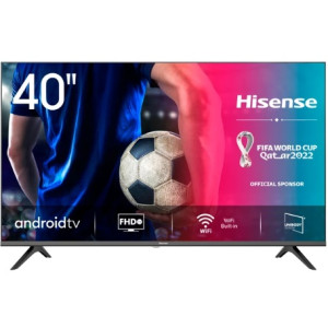 40" LED TV Hisense 40A5720FA, Black (1920x1080 FHD, PCI 1500 Hz, SMART TV (Android TV OS), 3 x HDMI, 2 x USB, Wi-Fi (2.4GHz), DVB-T/T2/C/S2, Speakers 2 x 7W Dolby Audio, VESA 100x200, 5.5 Kg)
