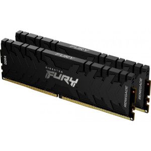16GB (Kit of 2*8GB) DDR4-3600  Kingston FURY® Renegade DDR4 RGB, PC28800, CL16, 1.35V, Dynamic RGB effects featuring Kingston FURY Infrared Sync technology, BLACK Large heat spreader, Intel XMP Ready (Extreme Memory Profiles)