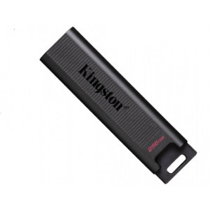 256GB USB-C3.2 Kingston DataTraveler Max, Black, USB-C, Unique Design (Read Up to 1000MB/s, Write 900MB/s)