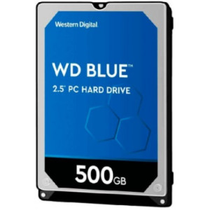 2.5" HDD  500GB Western Digital "Blue Mobile (WD5000LPZX)" [SATA3, 128MB, 5400rpm, 7.0mm]