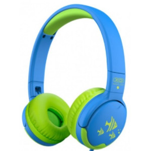 XO Headphones Kids, EP47 stereo, Blue-Green