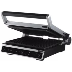 Гриль Ardesto GK-STC20 - 2000Вт/ сенсорное упр./регулировка ст.прожарки/сьемн. пластины/ цвет чёрный+металл.