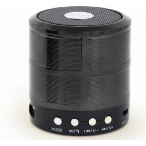 Gembird SPK-BT-08-BK, Bluetooth Portable Speaker, 3W (1x3W) RMS, Bluetooth v.2.1+EDR, built-in Li-Polymer battery -400mAh, track control, Handsfree mode, Black