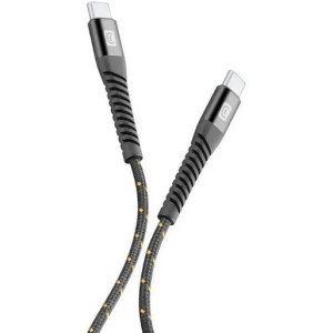 Type-C to Type-C Cable Cellular, Strong, 1.2M, Black