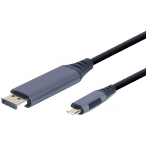 Adapter USB Type-C to DisplayPort male adapter cable, space grey, 1.8 m
