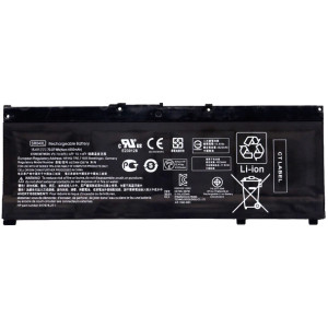 Battery HP Omen 15-ce 15-dc Pavilion Power 15-cb Pavilion Gaming 15-cx Series SR04XL HSTNN-IB7Z HSTNN-DB7W 15.4V 4550mAh Black Original
