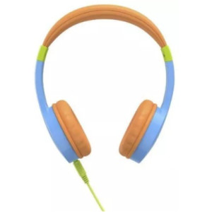 Hama 184106 Kids Guard Children's Headphones, On-Ear, Volume Limiter, Flexible, blue