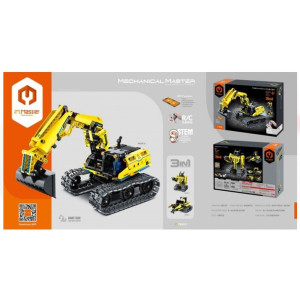 8037, iM.Master Bricks R/C Excavator 3in1.R/C & APP Progamming.430 PCS
