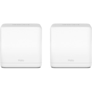 MERCUSYS Halo H30G (2-pack)  AC1300 Mesh Wi-Fi System, 2 x Gigabit LAN Port, 867Mbps on 5GHz + 400Mbps on 2.4GHz, 802.11ac/b/g/n, Beamforming, Wi-Fi Dead-Zone Killer, Seamless Roaming with One Wi-Fi Name, Parrents control