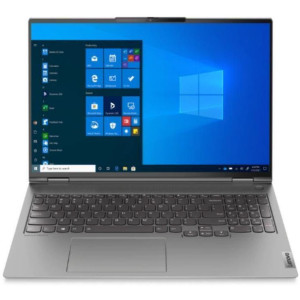 Ноутбук Lenovo ThinkBook 16 G4+ IAP Arctic Grey - 16" WQXGA IPS 350nits (Intel i7-1260P, 16GB LPDDR5-4800 soldered (not upgradable), 512GB SSD M.2 2242 PCIe NVMe, Intel Iris Xe, WiFi 6E 11ax 2x2+BT5.1, 1xTB4, LAN, HDMI, LAN, CR, FPR, FHD IR CAM, Backlit K