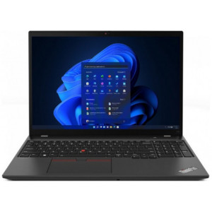 Ноутбук Lenovo ThinkPad T16 Gen1 Black- 16.0" WUXGA  IPS AG 300nits (Intel Core i5-1235U, 16GB soldered DDR4-3200 (one slot free), 512GB SSD M.2 2280 PCIe NVMe, Intel Iris Xe Graphics, WiFi 6Е+BT5.1, TPM, FPR, FHD IR Cam, 2xTB4, HDMI, Backlit KB, 65W USB-