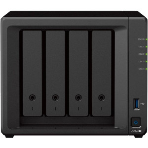 SYNOLOGY DS923+, 4-bay, AMD Ryzen 2-core 2.6-3.1GHz, 1x4Gb+1Slot, 2xM.2 NVMe, 2x1GbE, 1xPCIe