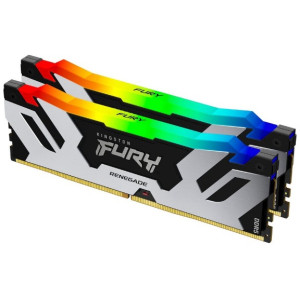 32GB DDR5-6800MHz  Kingston FURY Renegade RGB (Kit of 2x16GB) (KF568C36RSAK2-32), CL36, 1.4V, Silver