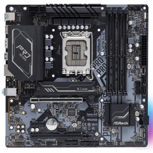 Материнская плата ASRock H670M PRO RS mATX, Intel H670, LGA1700