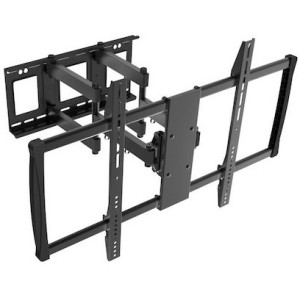 Wall Mount Reflecta PLEXO 100-9060T, Black, Heavy Duty Full Motion, 60-100'', VESA 900x600, max.80kg