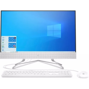 HP All-in-One 24-df1067ur, Core i3-1125G4 | 8GB DDR4 3200 (1x8GB) | 512 GB SSD NVMe | NVIDIA Gef MX330 2GB | No ODD | FreeDos 3.0 | Snow White w/Wired Stand- HD Camera 