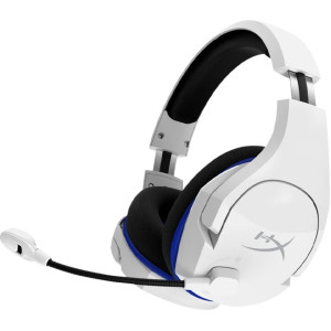 Headset  HyperX Cloud Stinger Core 2 PS5, White, Immersive DTS Headphone:X Spatial Audio, Microphone built-in, Swivel-to-mute noise-cancelling mic, Frequency response: 10Hz–25,000 Hz, Cable length:2m, 3.5 jack