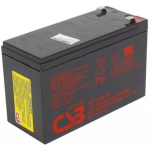 Baterie UPS 12V / 9.0AH CSB Battery , HR 1234W F2, 3-5 Years Life Time