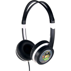 Kids headphones with volume limiter, Black, Gembird, MHP-JR-BK