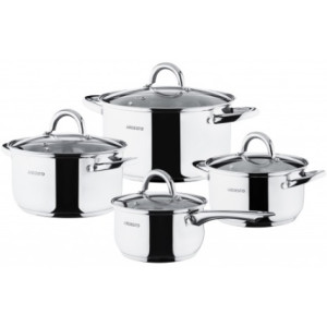 Набор посуды Ardesto Gemini Gourmet Andria, 8 пред.,  нержавеющая сталь