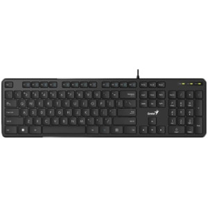 Keyboard Genius SlimStar M200, Low-profile, Chocolate Keycap,  Fn Keys, Black, USB