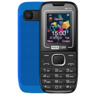 Мобильный телефон Maxcom MM135 Black/Blue
