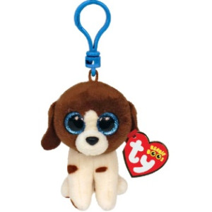 BB MUDDLES - brown/white dog, 8.5 cm