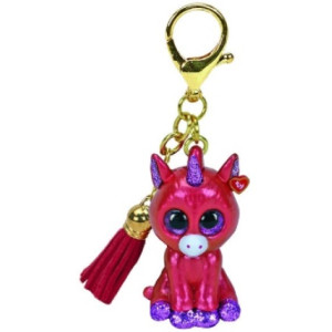 TY TY25062 Bb Sunset - Coral Unicorn, 6.5cm