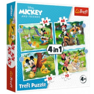 Trefl-Puzzles 4in1 Mickey Mouse