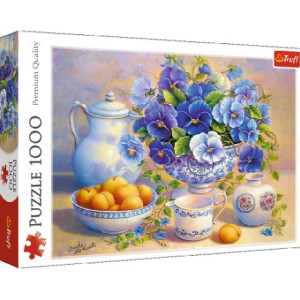 Trefl-Puzzles 1000 Blue Bouquet