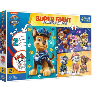 Trefl-Puzzles 15 Giant Happy Dogs