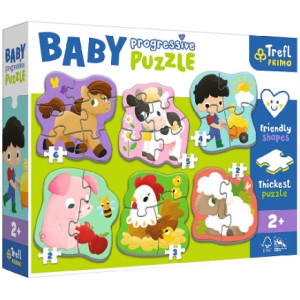 Trefl-Puzzles Baby Progressive Farm