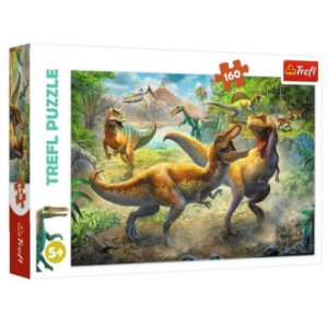 Trefl-Puzzle 160 Fighting Tyrannosaurs