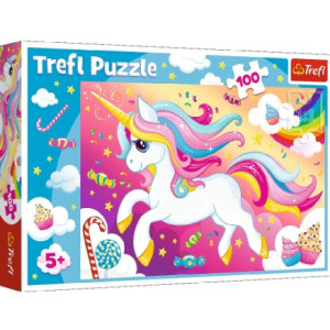 Trefl-Puzzles 100 Beautiful Unicorn