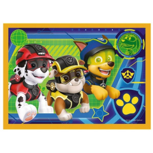 Trefl 34395 Puzzle 4In1 Holiday Paw Patrol