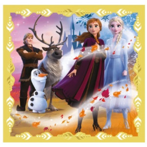 Trefl 34847 Puzzle 3In1 Anna And Elsa Frozen 2