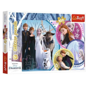 Trefl 14817 Puzzle 100 Glitter Frozen 2